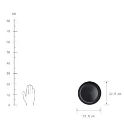 4x Pastateller Ø23cm CASA NOVA In Schwarz 17 4x Pastateller Ø23cm CASA NOVA In Schwarz -Butlers butlers 4x pastateller o23cm casa nova in schwarz 4