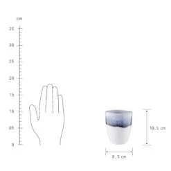 4x Tasse 300ml ATLANTIS In Blau 12 4x Tasse 300ml ATLANTIS In Blau -Butlers butlers 4x tasse 300ml atlantis in blau 3