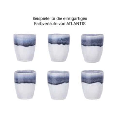 4x Tasse 300ml ATLANTIS In Blau 15 4x Tasse 300ml ATLANTIS In Blau -Butlers butlers 4x tasse 300ml atlantis in blau 6