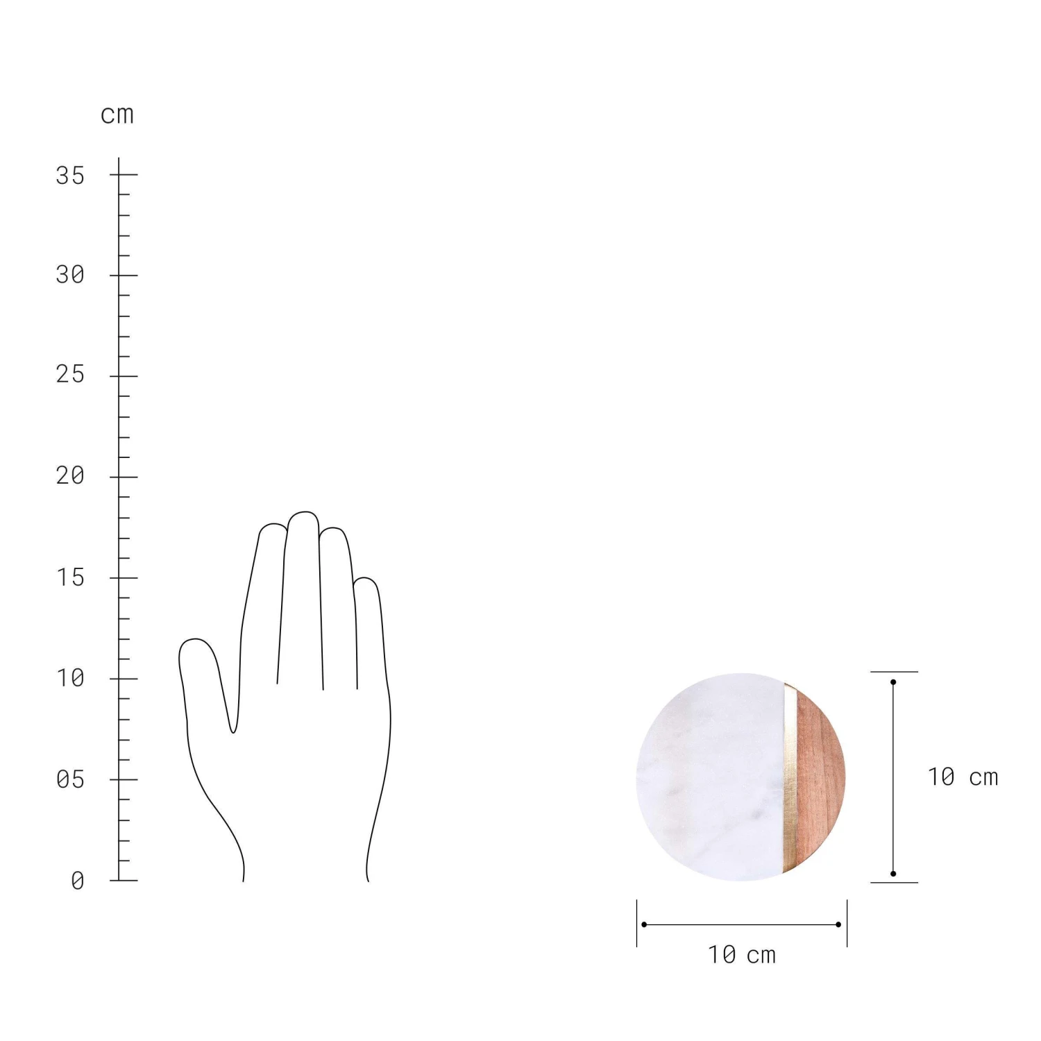 4x Untersetzer Mit Goldstreifen Ø10cm MARBLE KITCHEN In Weiß 4 4x Untersetzer Mit Goldstreifen Ø10cm MARBLE KITCHEN In Weiß – Bild 4