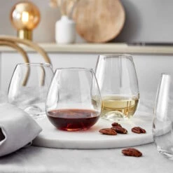 Best Seller -Butlers butlers 6x rotweinglaser ohne stiel 440ml senza in transparent 1