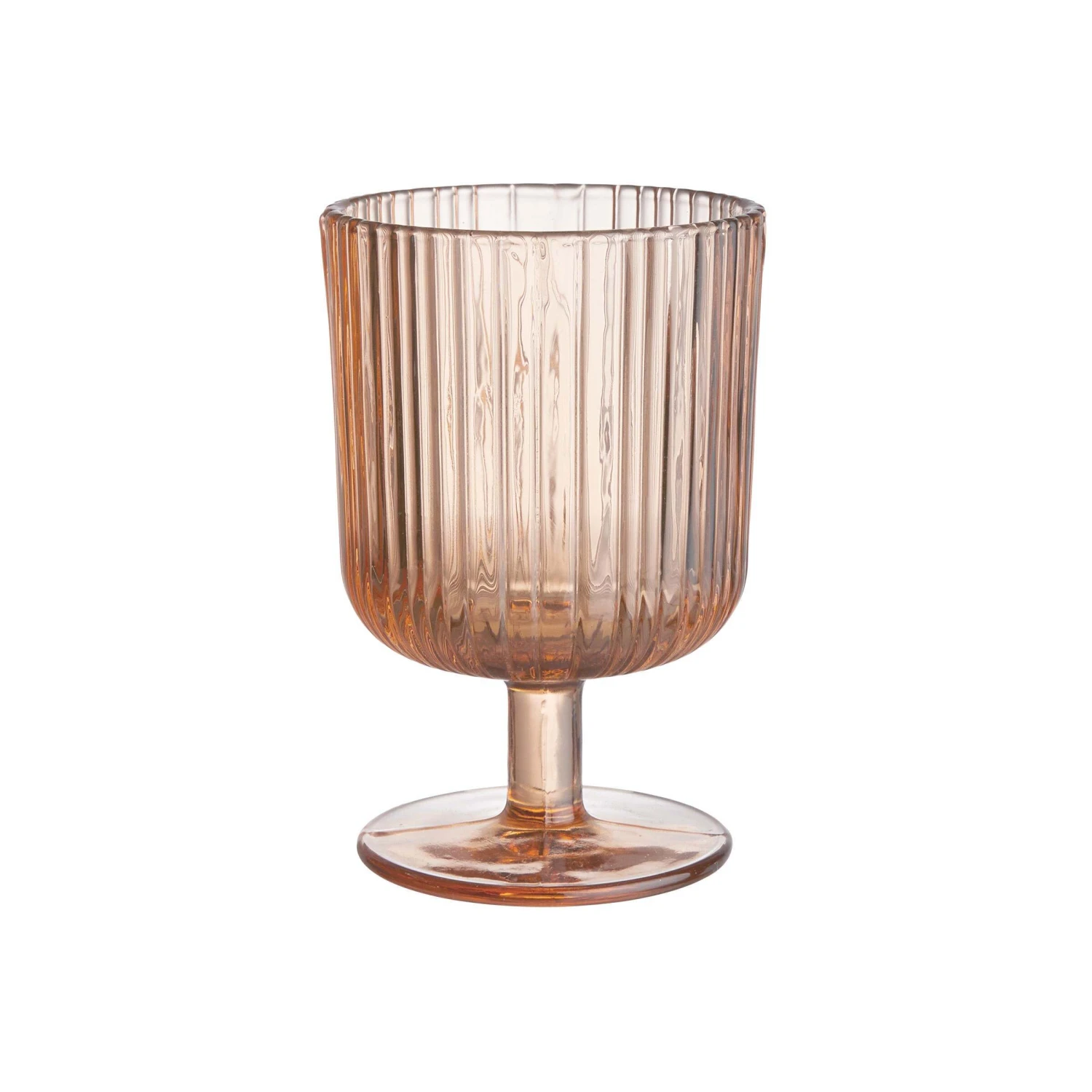 6x Weingläser Mit Rillen 250ml CHELSEA In Pastellorange 3 6x Weingläser Mit Rillen 250ml CHELSEA In Pastellorange – Bild 3