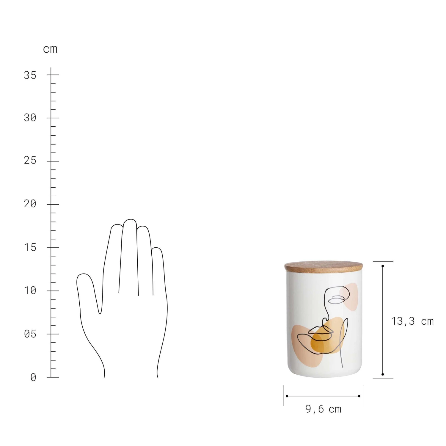 Aufbewahrungsdose Line Art 450ml QUEEN IT In Bunt 4 Aufbewahrungsdose Line Art 450ml QUEEN IT In Bunt – Bild 4