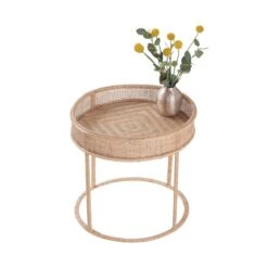 Beistelltisch Höhe 39cm BOHO LOUNGE In Natur 13 Beistelltisch Höhe 39cm BOHO LOUNGE In Natur -Butlers butlers beistelltisch hohe 39cm boho lounge in natur 5