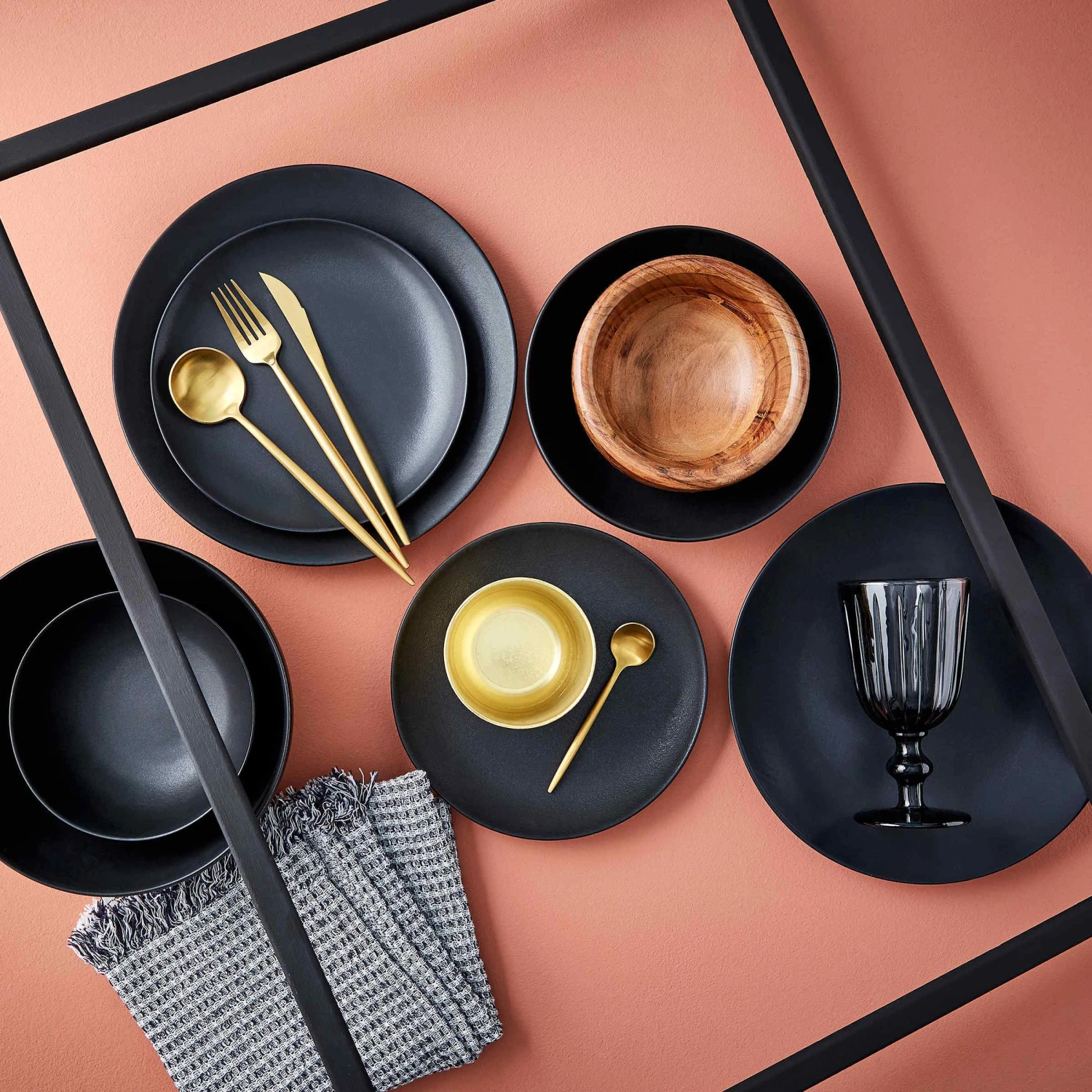 Besteck-Set 4-tlg. Matt STILETTO In Gold 7 Besteck-Set 4-tlg. Matt STILETTO In Gold – Bild 7