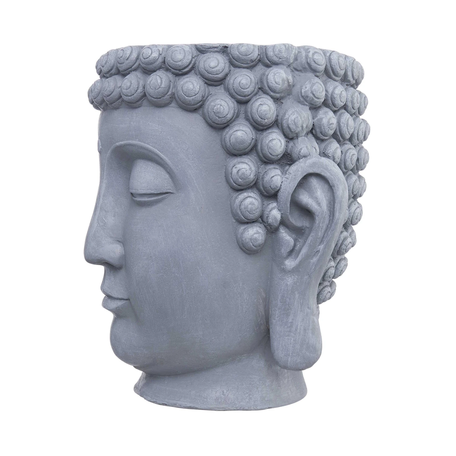 Blumentopf Höhe 42cm BUDDHA In Grau 3 Blumentopf Höhe 42cm BUDDHA In Grau – Bild 3