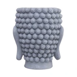 Blumentopf Höhe 42cm BUDDHA In Grau 11 Blumentopf Höhe 42cm BUDDHA In Grau -Butlers butlers blumentopf hohe 42cm buddha in grau 4