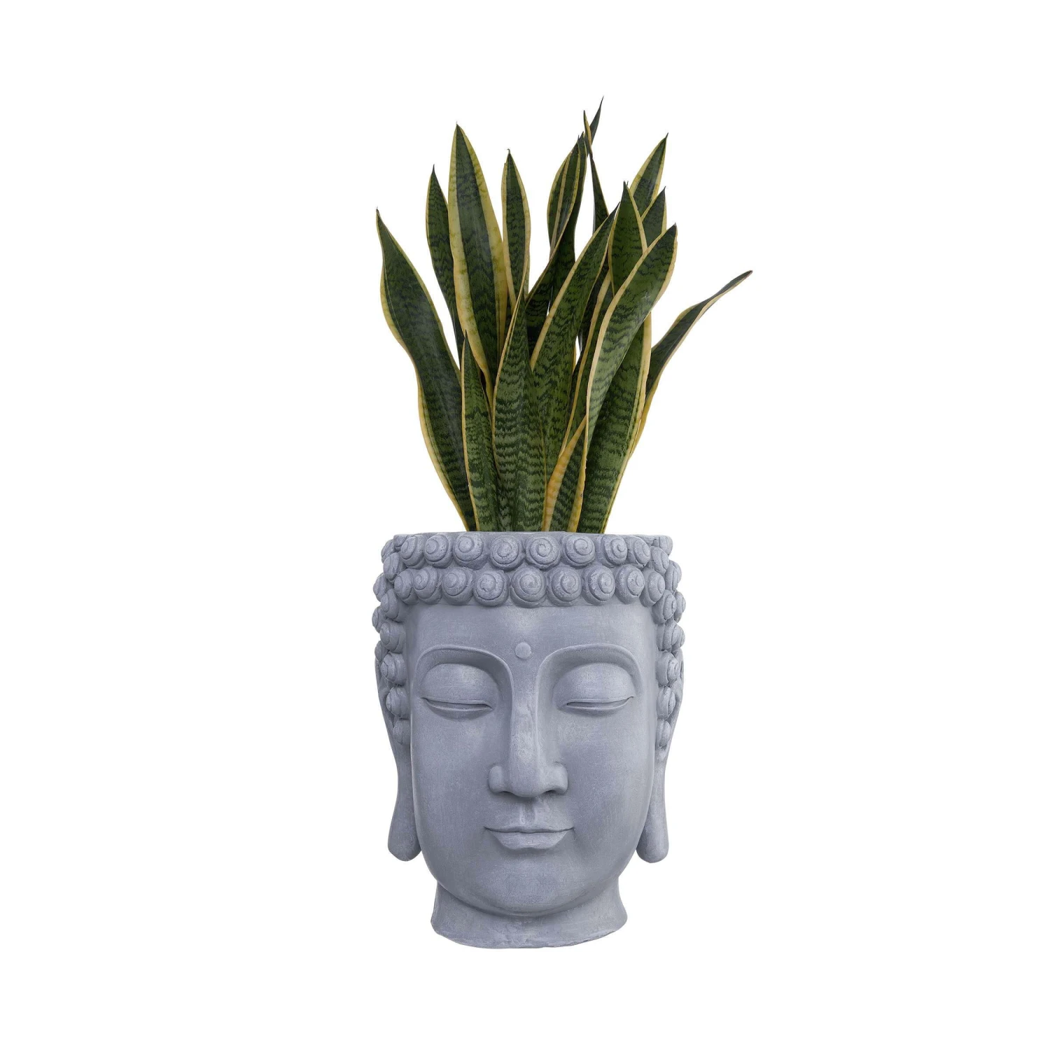 Blumentopf Höhe 42cm BUDDHA In Grau 7 Blumentopf Höhe 42cm BUDDHA In Grau – Bild 7