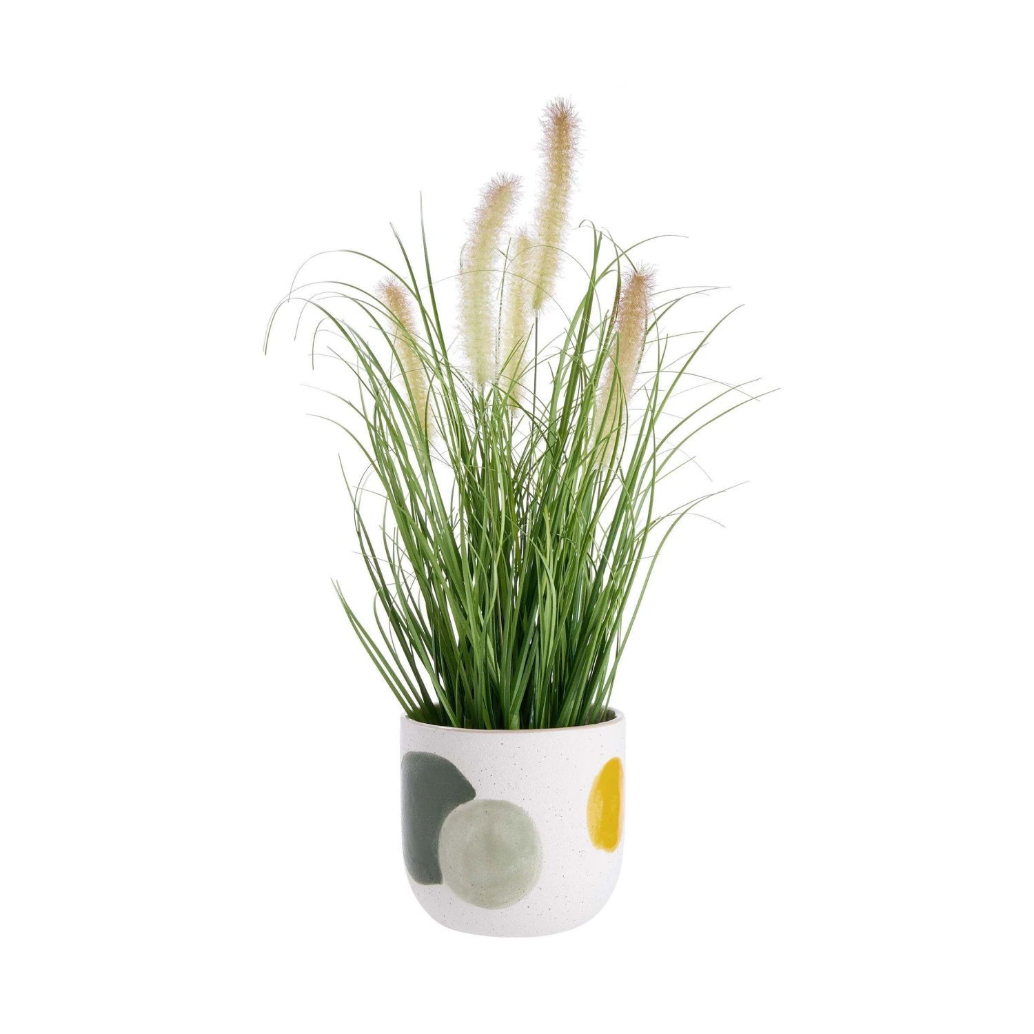 Blumentopf Kreise Ø12cm SEVENTIES In Weiß-Bunt 2 Blumentopf Kreise Ø12cm SEVENTIES In Weiß-Bunt – Bild 2