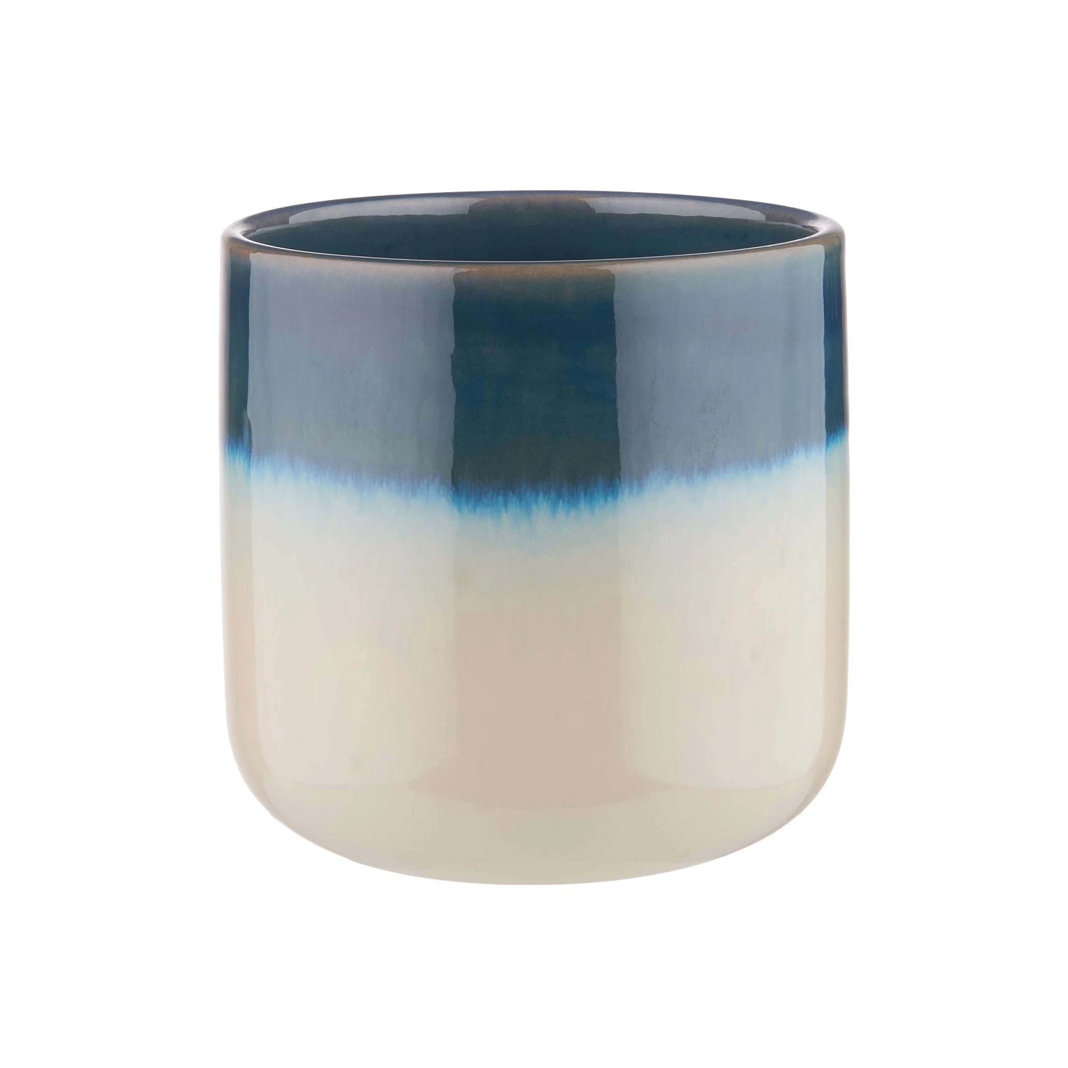 Blumentopf Ø11cm HORIZON In Dunkelblau 1 Blumentopf Ø11cm HORIZON In Dunkelblau