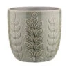 Blumentopf Ø18cm LEAVES In Grün