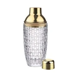 Cocktailshaker 370ml BAR NOBLE In Transparent-Gold 7 Cocktailshaker 370ml BAR NOBLE In Transparent-Gold -Butlers butlers cocktailshaker 370ml bar noble in transparent gold 2
