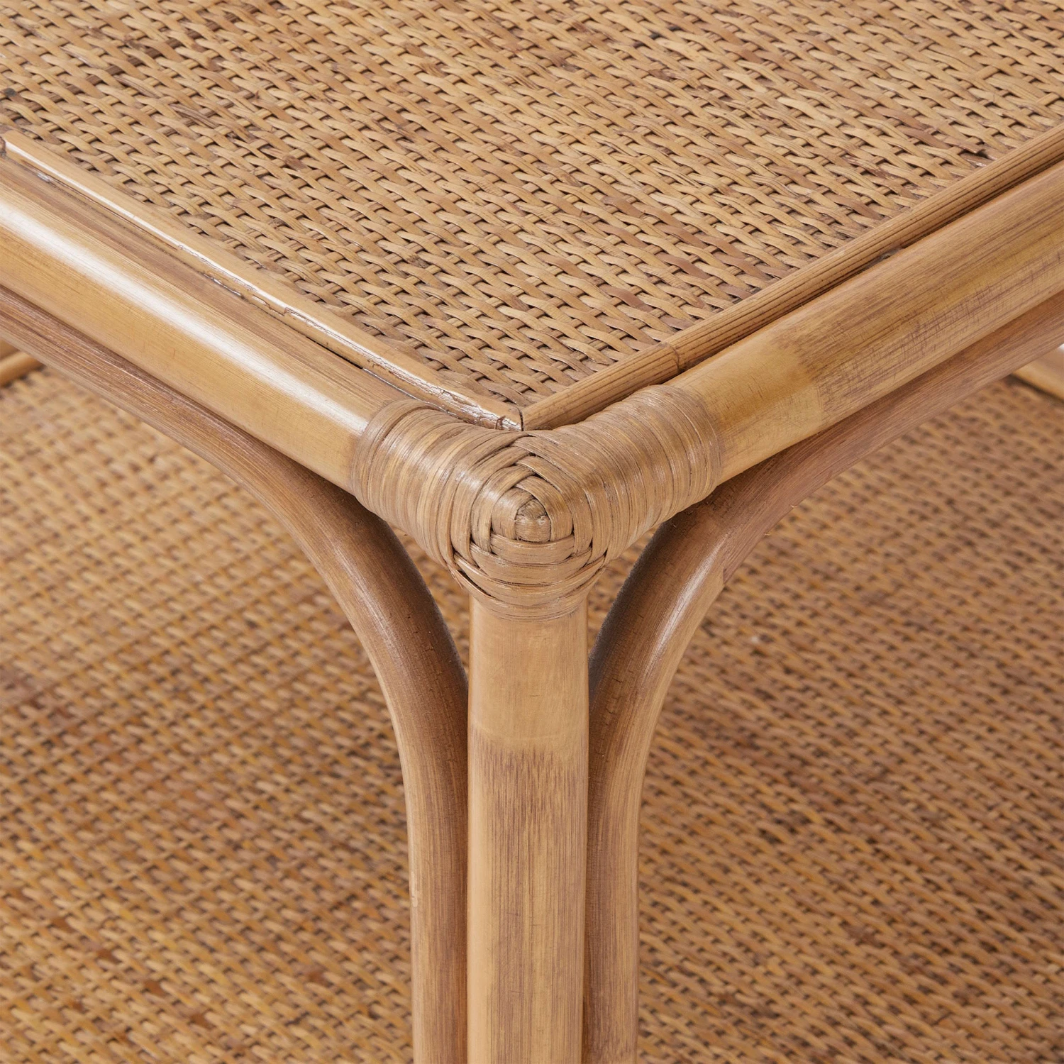 Couchtisch Handgefertigt Aus Rattan BOHO LOUNGE In Natur 6 Couchtisch Handgefertigt Aus Rattan BOHO LOUNGE In Natur – Bild 6