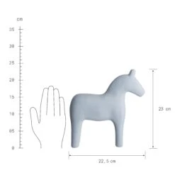 Deko Pferd Höhe 23cm LASSE In Blau 7 Deko Pferd Höhe 23cm LASSE In Blau -Butlers butlers deko pferd hohe 23cm lasse in blau 2