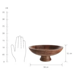 Deko-Schale Mit Fuß Ø30cm MANGO DAYS In Braun 6 Deko-Schale Mit Fuß Ø30cm MANGO DAYS In Braun -Butlers butlers deko schale mit fuss o30cm mango days in braun 2