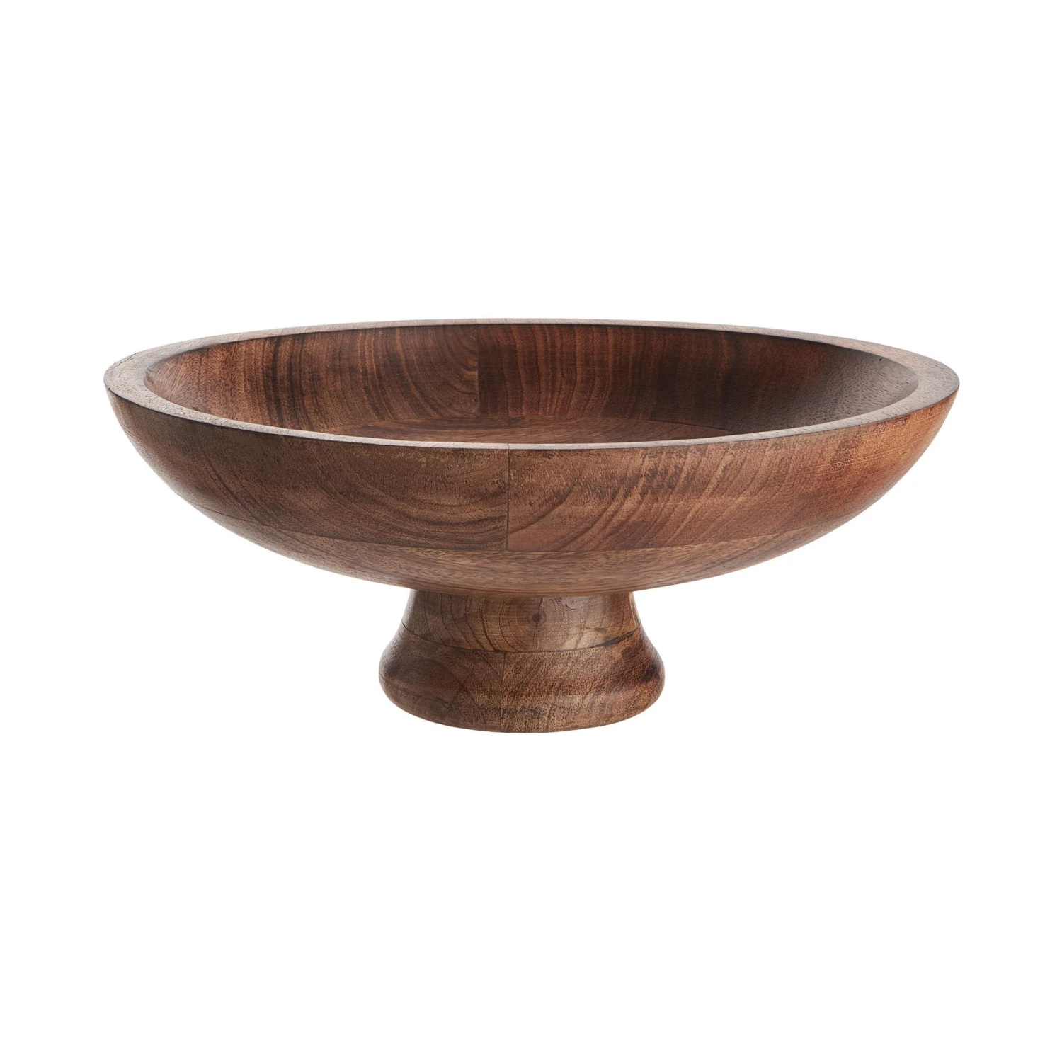 Deko-Schale Mit Fuß Ø30cm MANGO DAYS In Braun 1 Deko-Schale Mit Fuß Ø30cm MANGO DAYS In Braun