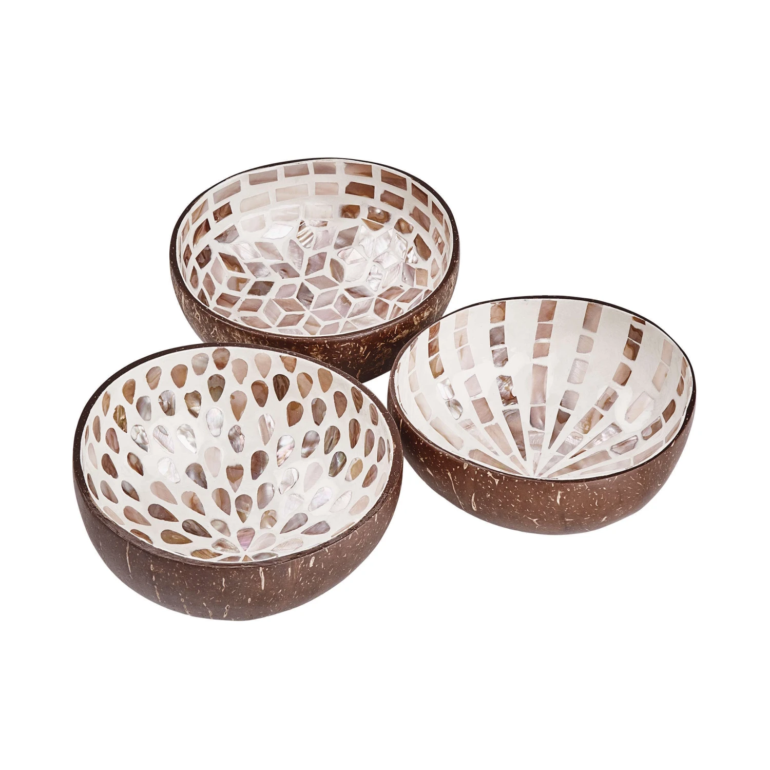 Deko Schale Mosaik Aus Kokosnuss Ø14cm COCONUT In Braun 5 Deko Schale Mosaik Aus Kokosnuss Ø14cm COCONUT In Braun – Bild 5