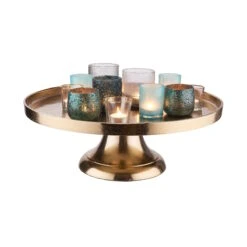 Deko-Teller Mit Fuß Ø50cm BANQUET In Gold 11 Deko-Teller Mit Fuß Ø50cm BANQUET In Gold -Butlers butlers deko teller mit fuss o50cm banquet in gold 5