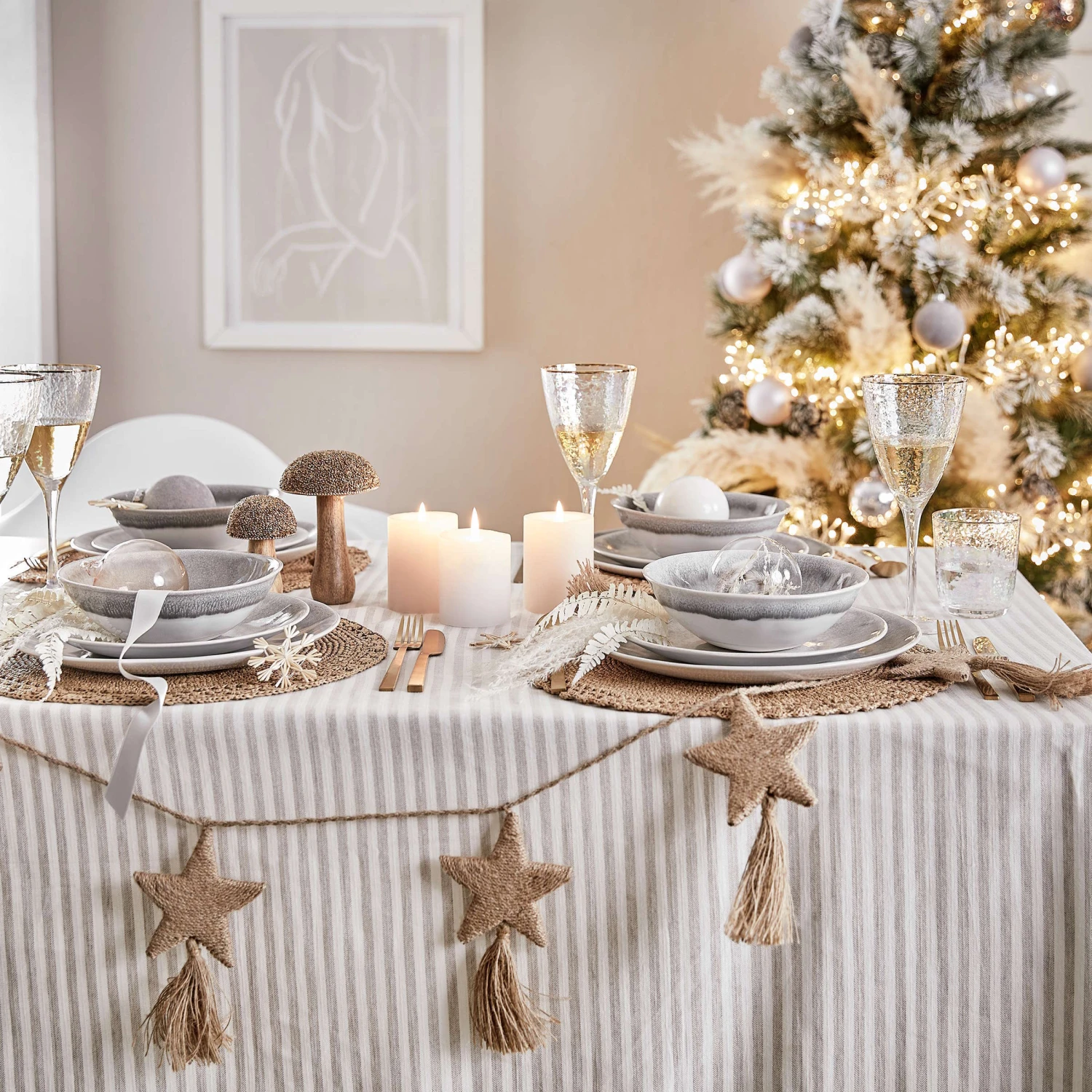 Dinnerteller Ø28cm ATLANTIS In Grau 2 Dinnerteller Ø28cm ATLANTIS In Grau – Bild 2