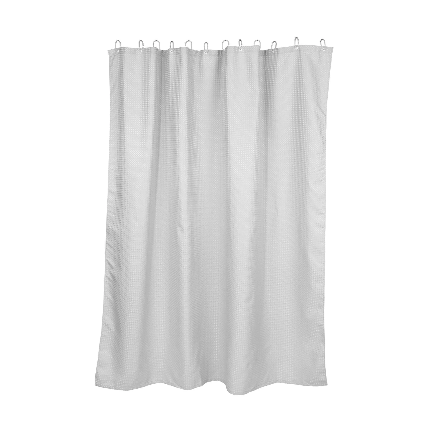 Duschvorhang Waffeloptik WET WET WET In Hellgrau 1 Duschvorhang Waffeloptik WET WET WET In Hellgrau
