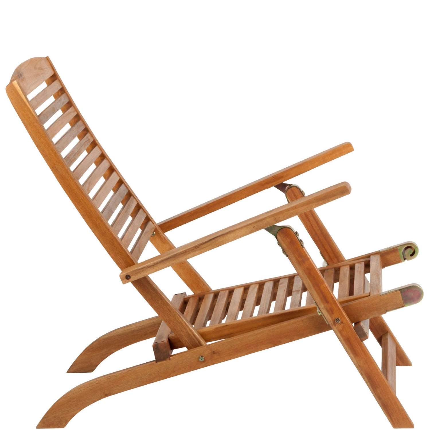 Gartenliege Mit Fußteil WEEKENDER In Braun 6 Gartenliege Mit Fußteil WEEKENDER In Braun – Bild 6