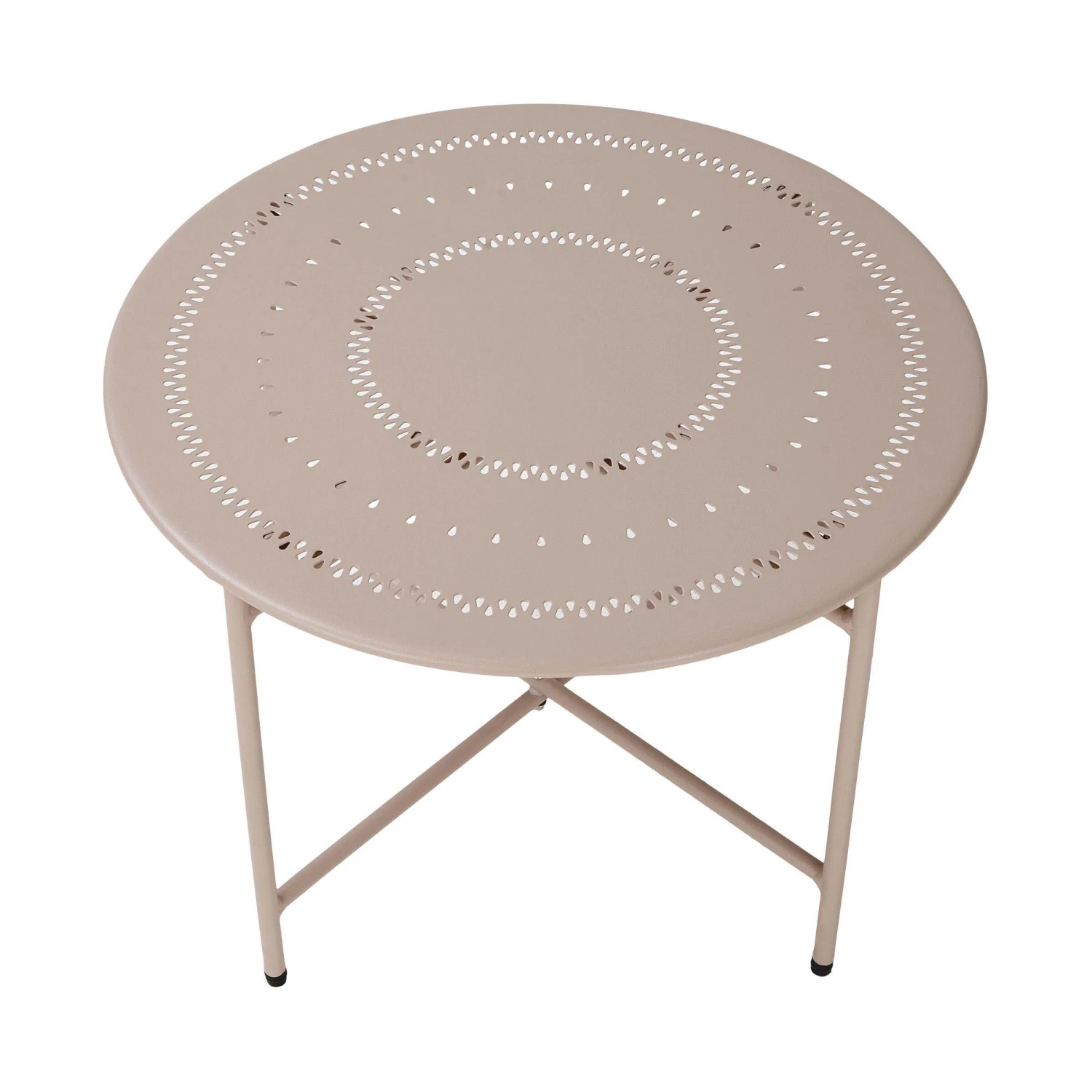 Gartentisch Mit Stanzung ASHLEY In Beige 5 Gartentisch Mit Stanzung ASHLEY In Beige – Bild 5