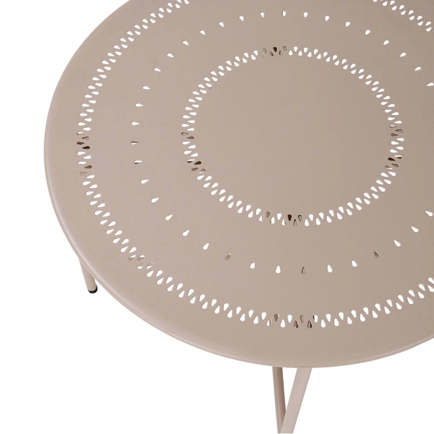 Gartentisch Mit Stanzung ASHLEY In Beige 6 Gartentisch Mit Stanzung ASHLEY In Beige – Bild 6