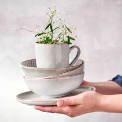 Geschirr-Set 12-tlg. HENLEY In Grau 16 Geschirr-Set 12-tlg. HENLEY In Grau -Butlers butlers geschirr set 12 tlg henley in grau 1