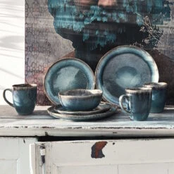 Best Seller -Butlers butlers geschirr set 16 tlg hilda in dunkelblau 1