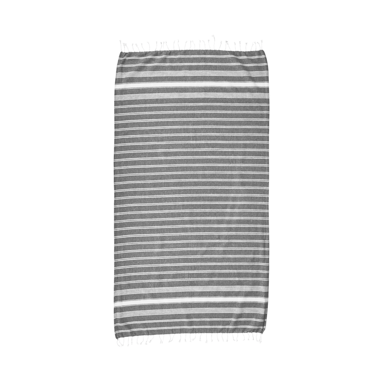 Hamamtuch L 170 X B 90cm SURFSIDE In Anthrazit 3 Hamamtuch L 170 X B 90cm SURFSIDE In Anthrazit – Bild 3