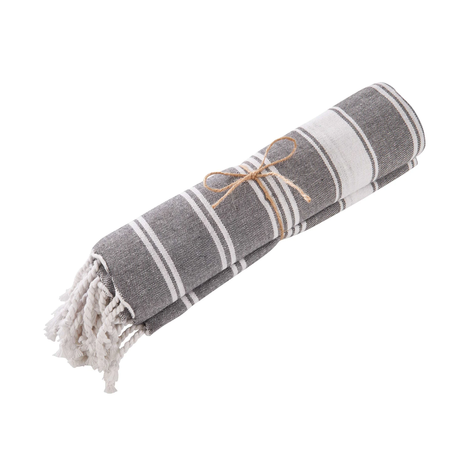 Hamamtuch L 170 X B 90cm SURFSIDE In Anthrazit 4 Hamamtuch L 170 X B 90cm SURFSIDE In Anthrazit – Bild 4