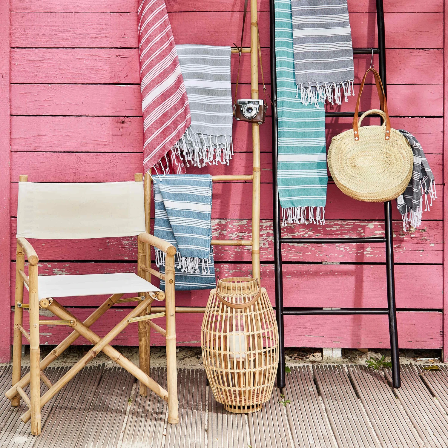 Hamamtuch L 170 X B 90cm SURFSIDE In Anthrazit 6 Hamamtuch L 170 X B 90cm SURFSIDE In Anthrazit – Bild 6