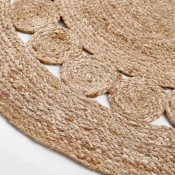 Hanf-Teppich Mit Lochmuster Ø110cm ALL NATURE In Natur 10 Hanf-Teppich Mit Lochmuster Ø110cm ALL NATURE In Natur -Butlers butlers hanf teppich mit lochmuster o110cm all nature in natur 3