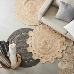 Hanf-Teppich Ø110cm ALL NATURE In Natur 16 Hanf-Teppich Ø110cm ALL NATURE In Natur -Butlers butlers hanf teppich o110cm all nature in natur 7