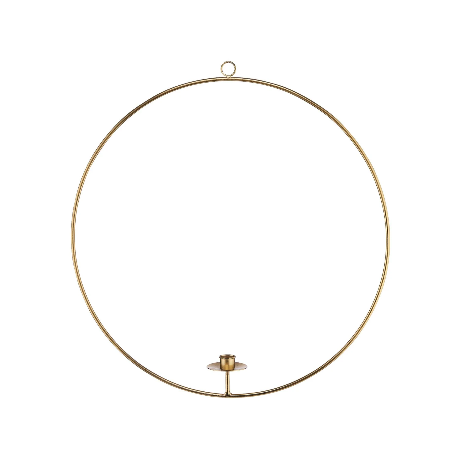 Hängedeko-Ring Für Stabkerze Ø50cm LUNA In Gold 1 Hängedeko-Ring Für Stabkerze Ø50cm LUNA In Gold