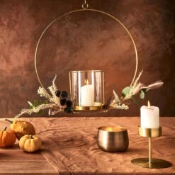 Hängedeko-Ring Mit Glaseinsatz Ø40cm LUNA In Gold 9 Hängedeko-Ring Mit Glaseinsatz Ø40cm LUNA In Gold -Butlers butlers hangedeko ring mit glaseinsatz o40cm luna in gold 4