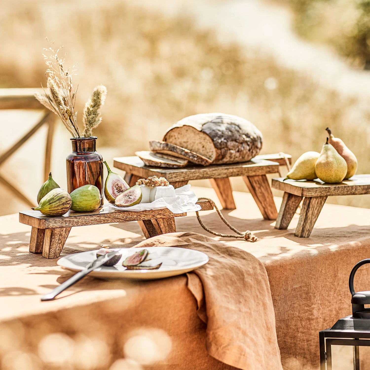 Holzpodest L 36 X B 17cm ON STAGE In Braun 2 Holzpodest L 36 X B 17cm ON STAGE In Braun – Bild 2