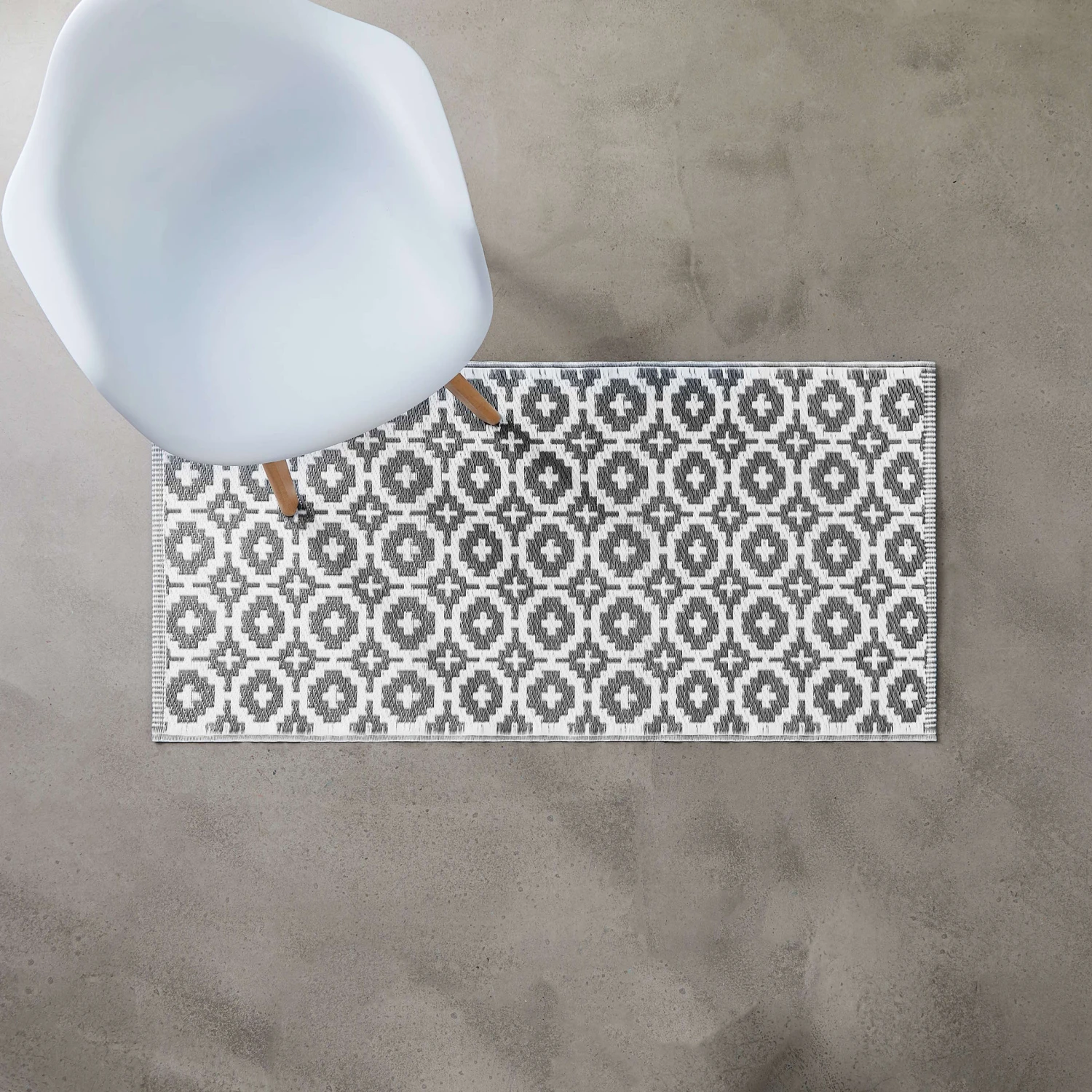 In- & Outdoor-Läufer Mosaik L 140 X B 70cm COLOUR CLASH In Grau 4 In- & Outdoor-Läufer Mosaik L 140 X B 70cm COLOUR CLASH In Grau – Bild 4