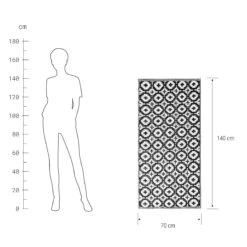 In- & Outdoor-Läufer Mosaik L 140 X B 70cm COLOUR CLASH In Schwarz-Weiß 9 In- & Outdoor-Läufer Mosaik L 140 X B 70cm COLOUR CLASH In Schwarz-Weiß -Butlers butlers in and outdoor laufer mosaik l 140 x b 70cm colour clash in schwarz weiss 2