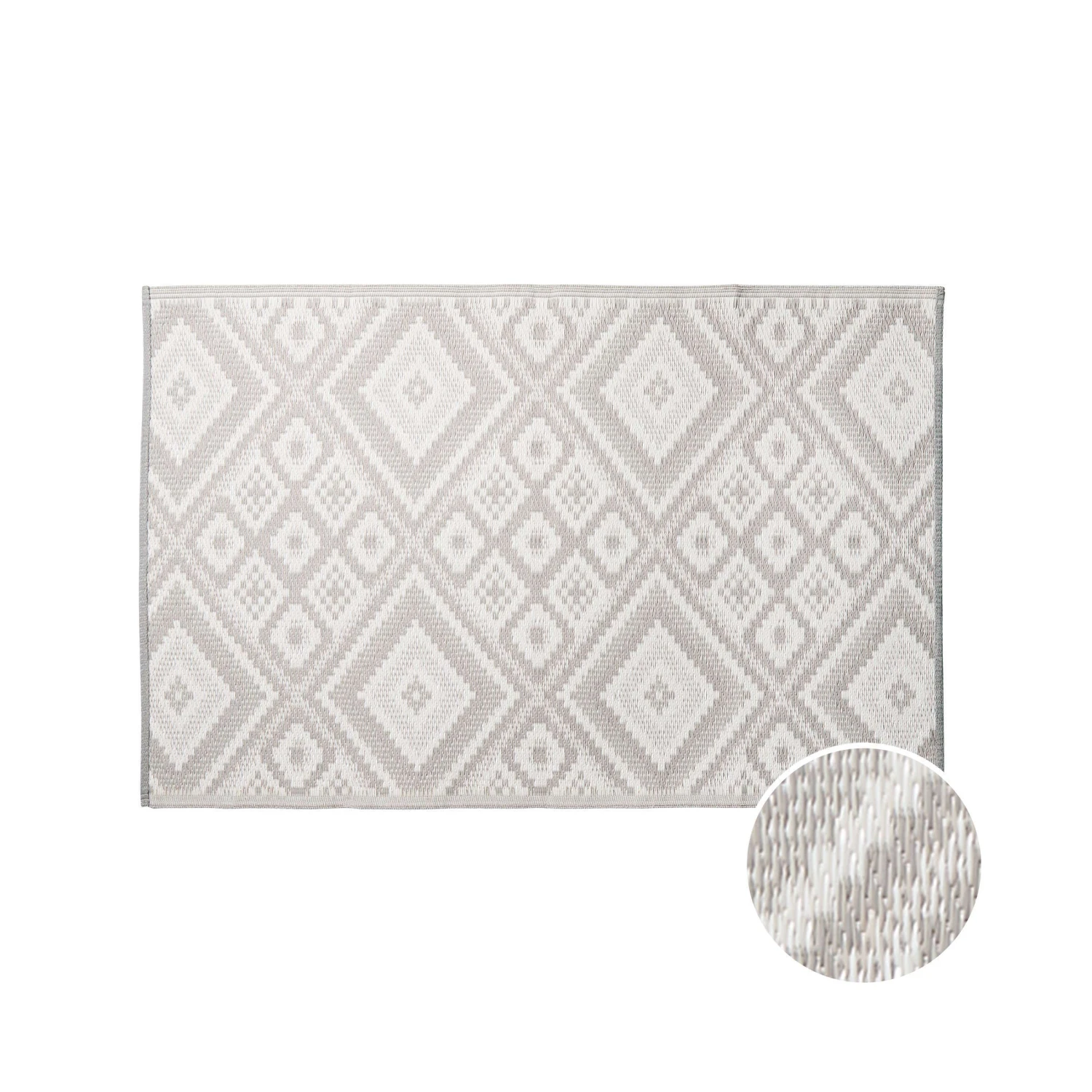 In- & Outdoor-Teppich Ethno L 150 X B 90cm COLOUR CLASH In Grau 1 In- & Outdoor-Teppich Ethno L 150 X B 90cm COLOUR CLASH In Grau