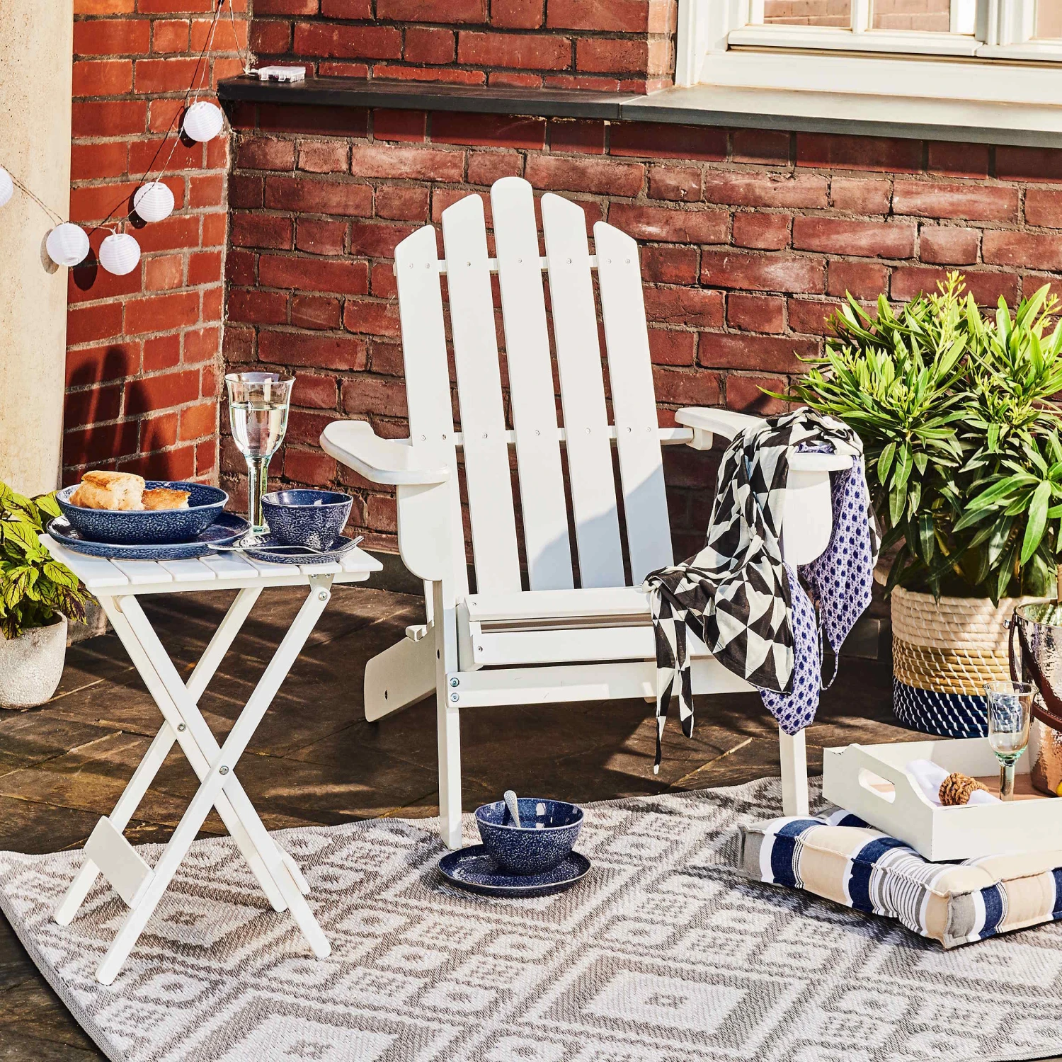 In- & Outdoor-Teppich Ethno L 180 X B 120cm COLOUR CLASH In Grau 9 In- & Outdoor-Teppich Ethno L 180 X B 120cm COLOUR CLASH In Grau – Bild 9