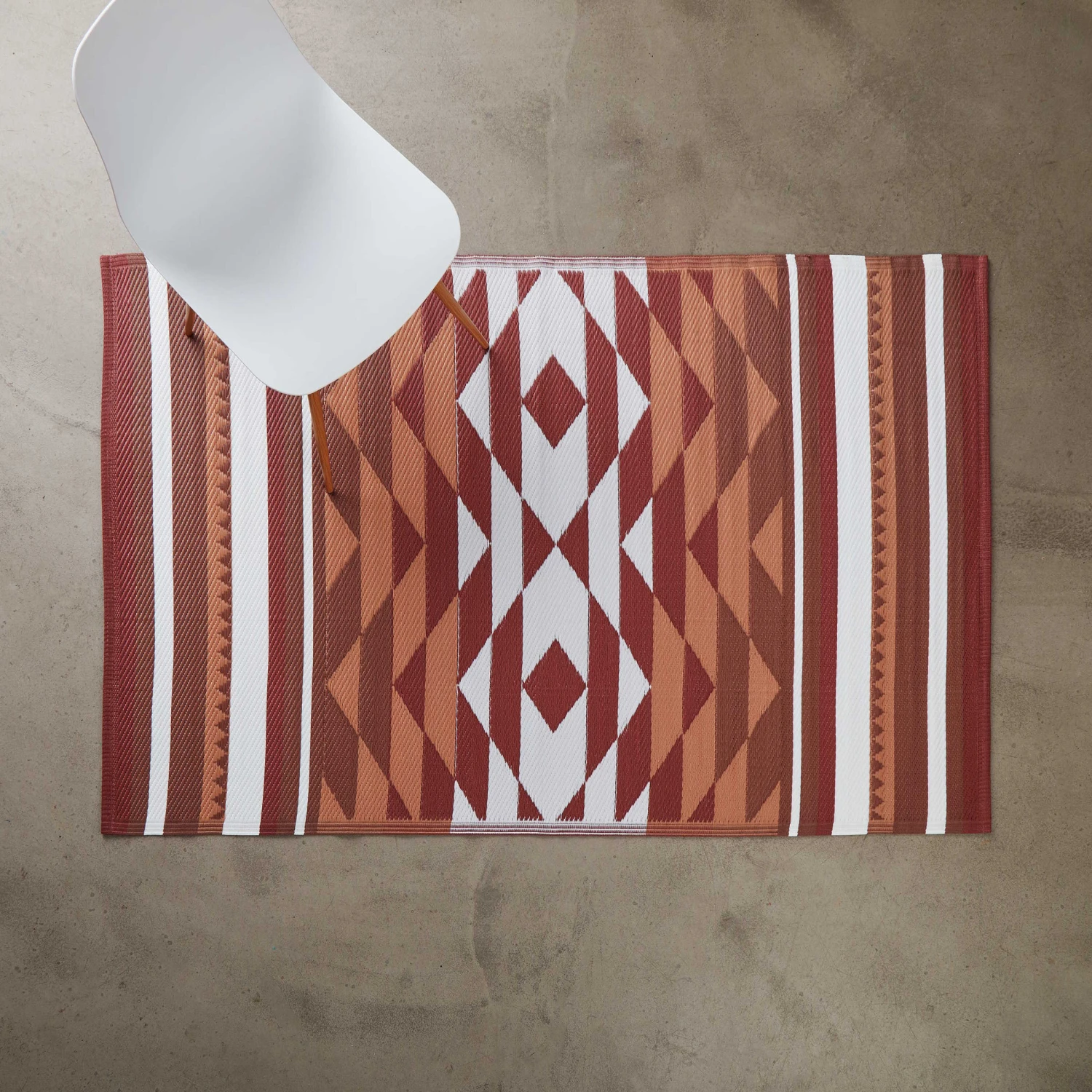 In- & Outdoor-Teppich Ikat L 180 X B 118cm COLOUR CLASH In Bunt 2 In- & Outdoor-Teppich Ikat L 180 X B 118cm COLOUR CLASH In Bunt – Bild 2