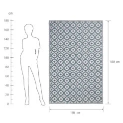 In- & Outdoor-Teppich Mosaik L 180 X B 118cm COLOUR CLASH In Salbei 11 In- & Outdoor-Teppich Mosaik L 180 X B 118cm COLOUR CLASH In Salbei -Butlers butlers in and outdoor teppich mosaik l 180 x b 118cm colour clash in salbei 2