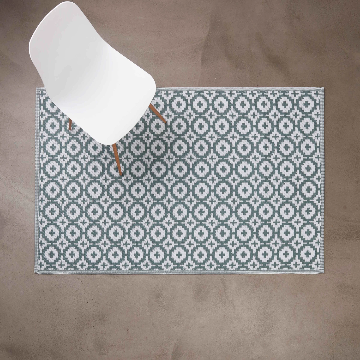 In- & Outdoor-Teppich Mosaik L 180 X B 118cm COLOUR CLASH In Salbei 9 In- & Outdoor-Teppich Mosaik L 180 X B 118cm COLOUR CLASH In Salbei – Bild 9