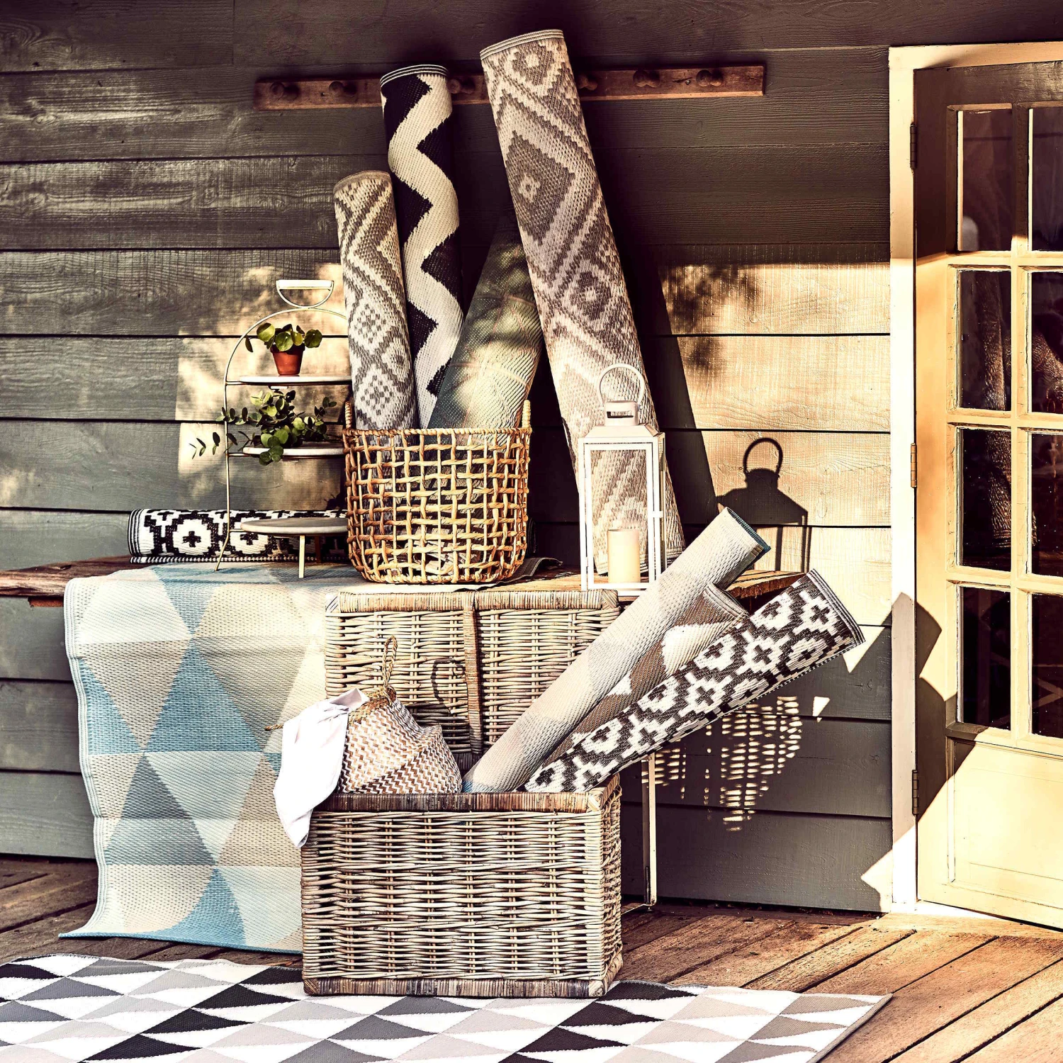 In- & Outdoorteppich Mosaik L 180 X B 120cm COLOUR CLASH In Schwarz 8 In- & Outdoorteppich Mosaik L 180 X B 120cm COLOUR CLASH In Schwarz – Bild 8