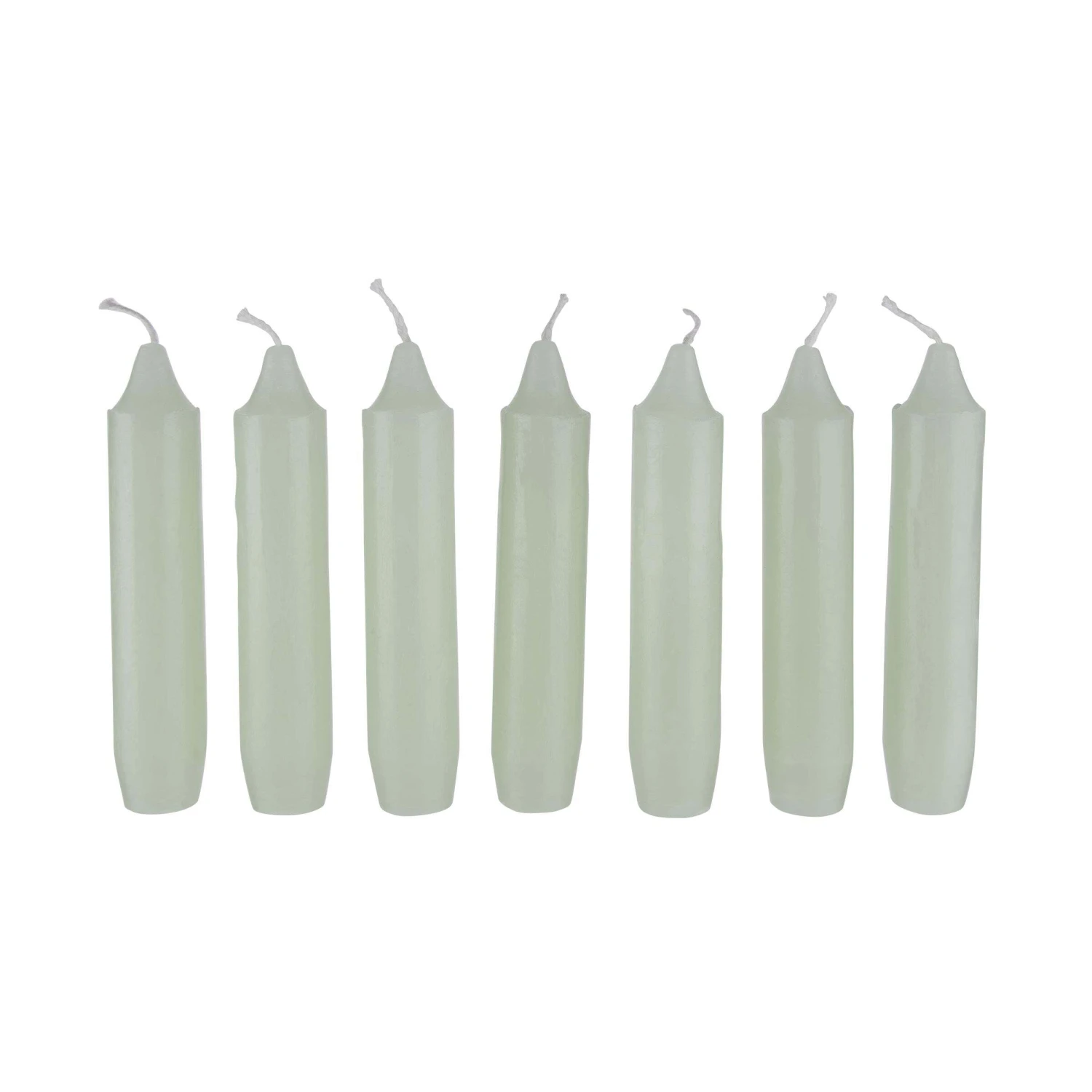 Kerzen-Set 7 Stück LITTLE LIGHT In Pastellgrün 2 Kerzen-Set 7 Stück LITTLE LIGHT In Pastellgrün – Bild 2