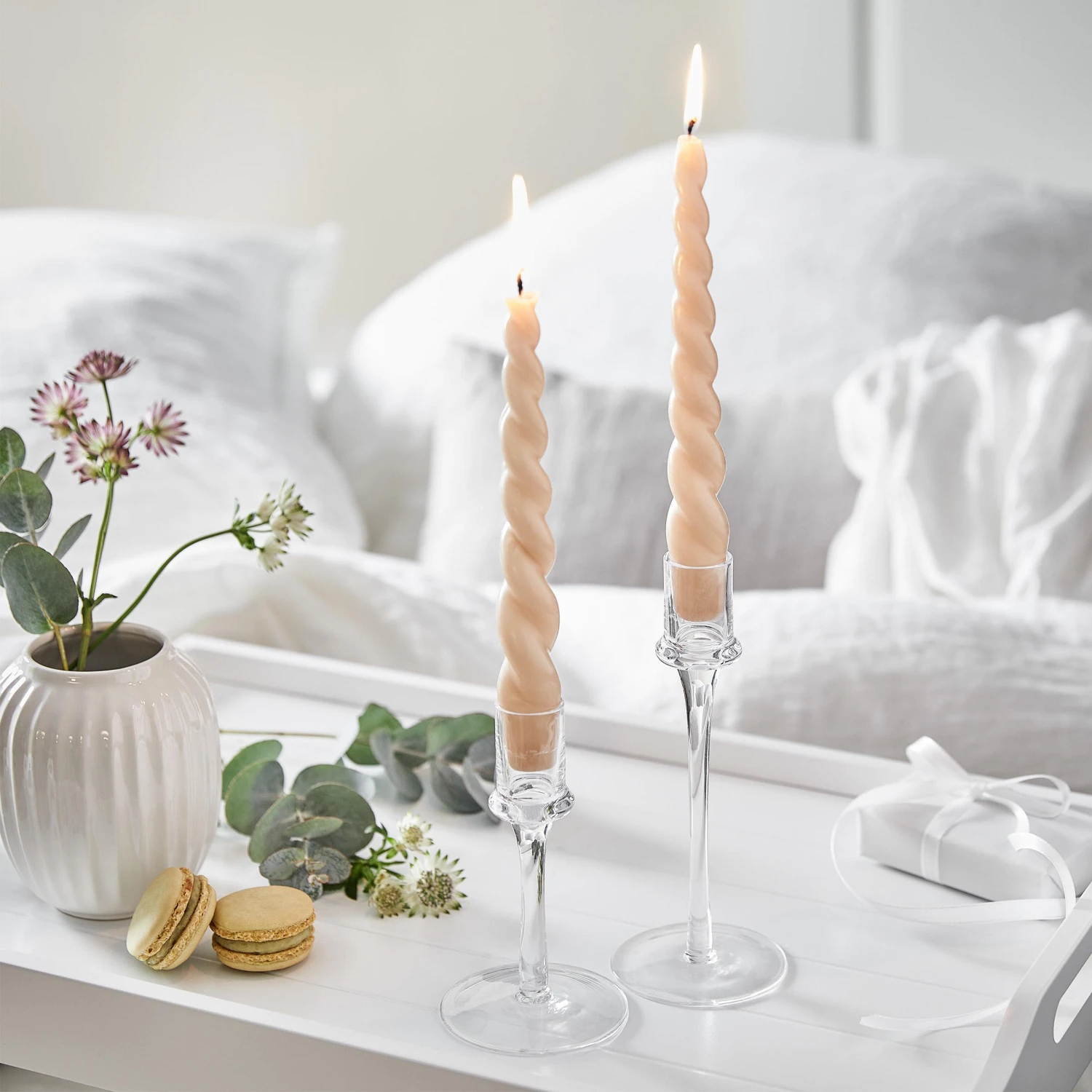 Kerzenhalter Höhe 24cm INVISIBLE In Transparent 2 Kerzenhalter Höhe 24cm INVISIBLE In Transparent – Bild 2