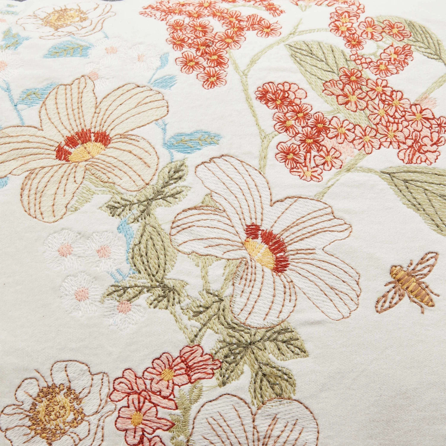 Kissen Blumen L 60 X B 40cm COTTON VELVET In Bunt 4 Kissen Blumen L 60 X B 40cm COTTON VELVET In Bunt – Bild 4