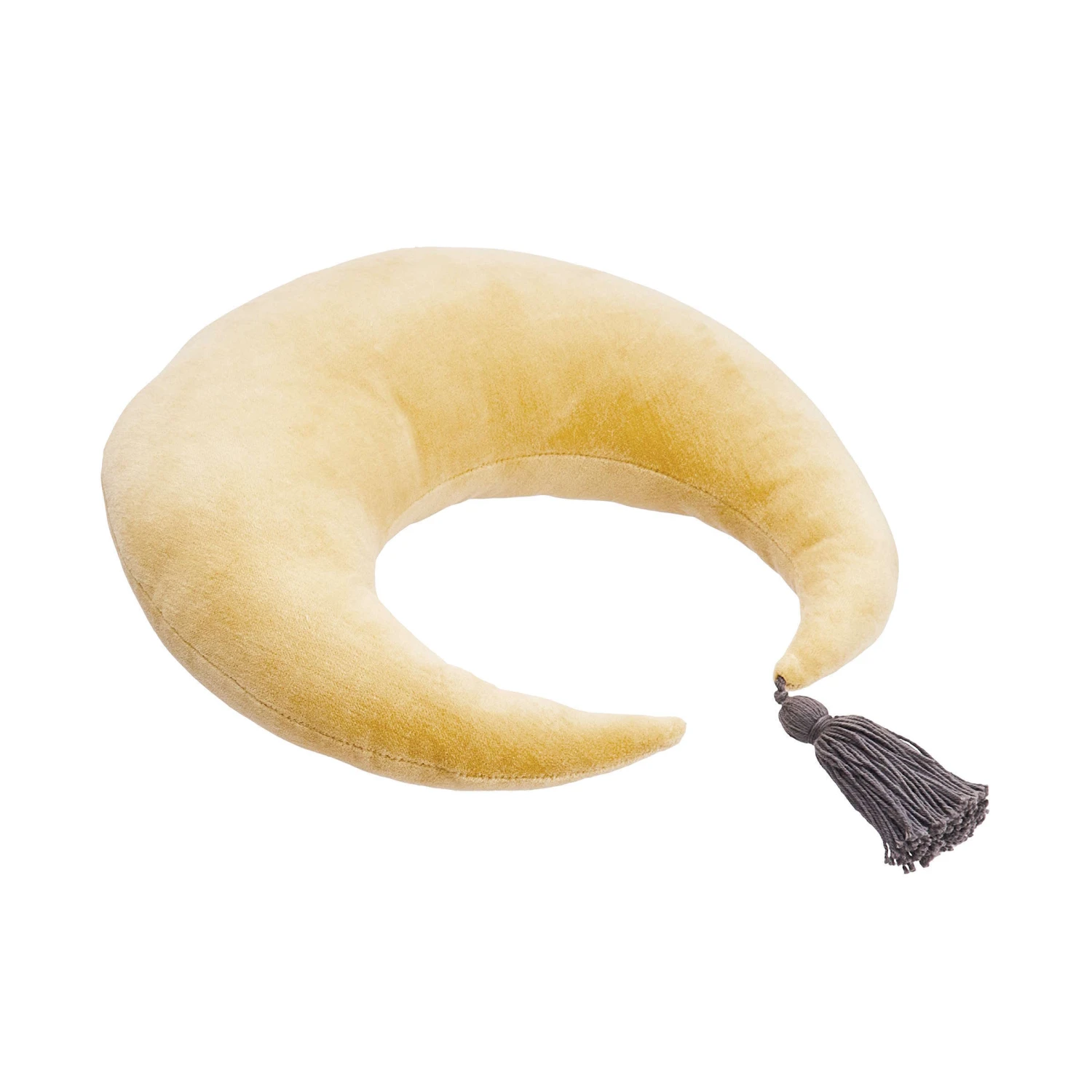 Kissen L 38 X B 38cm LITTLE MOON In Gelb-Anthrazit 2 Kissen L 38 X B 38cm LITTLE MOON In Gelb-Anthrazit – Bild 2