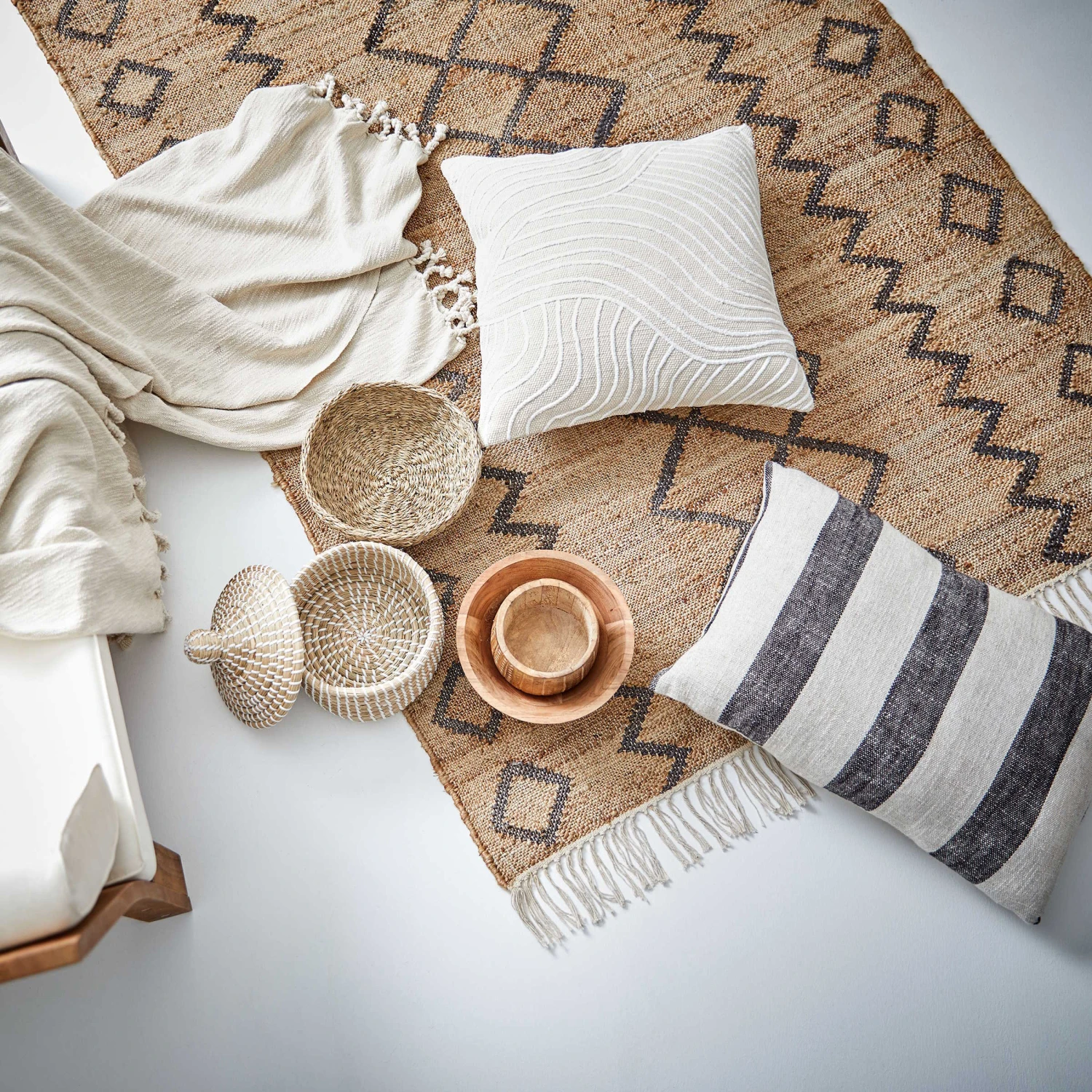 Kissen L 50 X B 50cm FREYA In Beige 2 Kissen L 50 X B 50cm FREYA In Beige – Bild 2